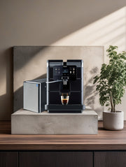 Saeco Royal OTC Super Automatic Espresso Machine Plus Milk Fridge