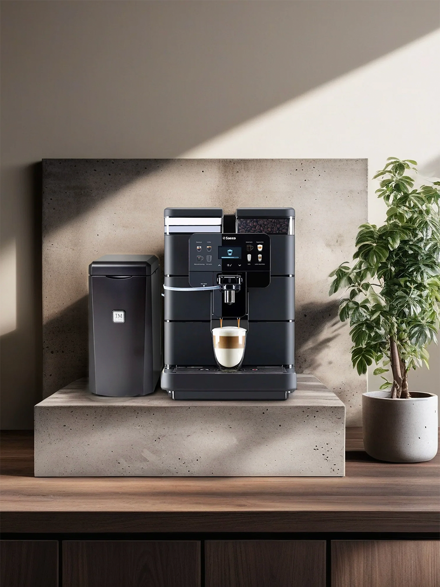 Saeco Royal OTC Super Automatic Espresso Machine Plus Milk Cooler