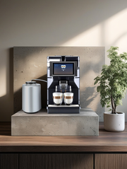 Saeco Magic M2 + Professional Super Automatic Espresso Machine Plus Milk Cooler